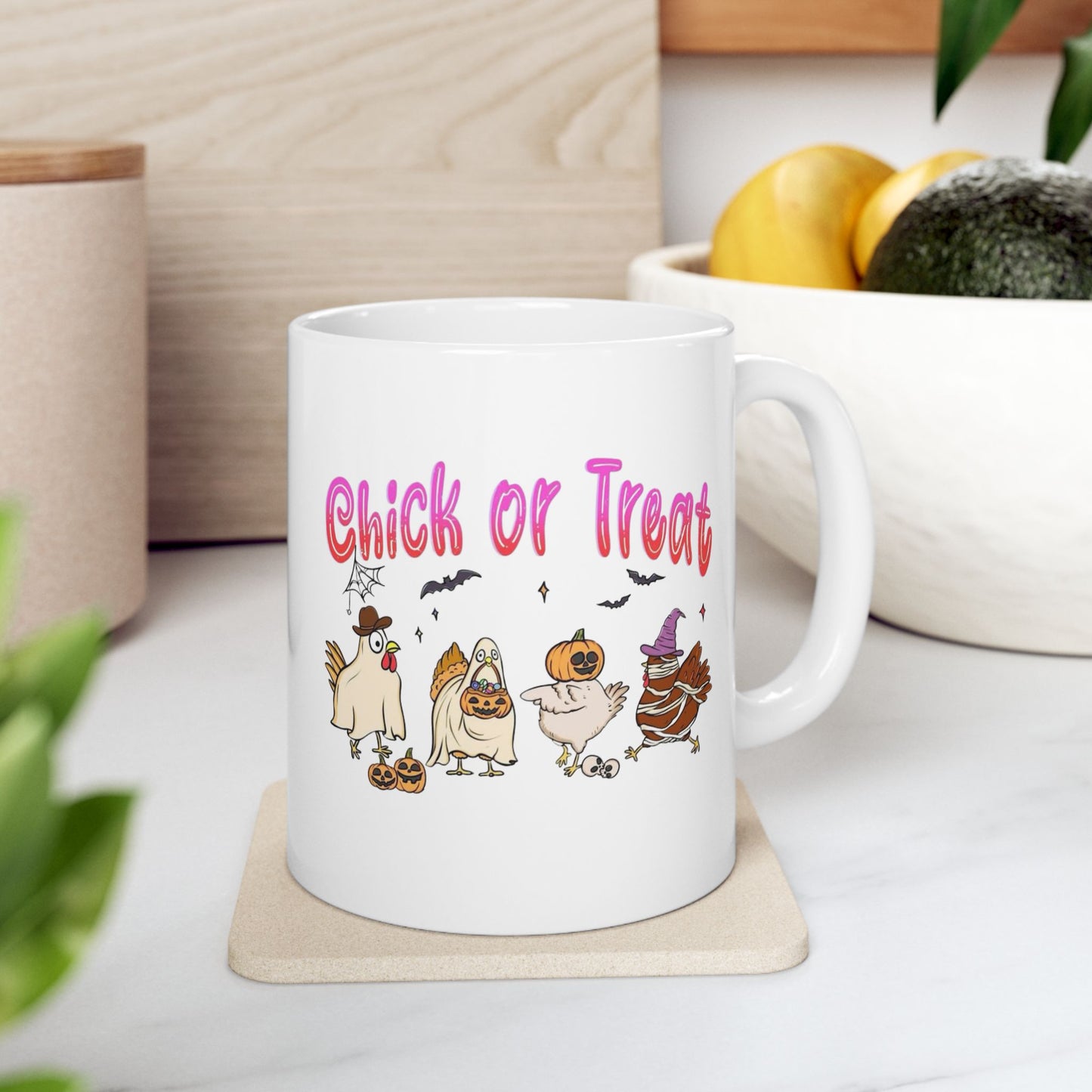 Halloween Chicken Mugs