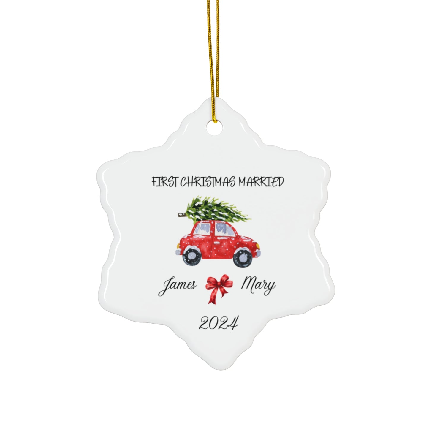 First Christmas Married Ornament