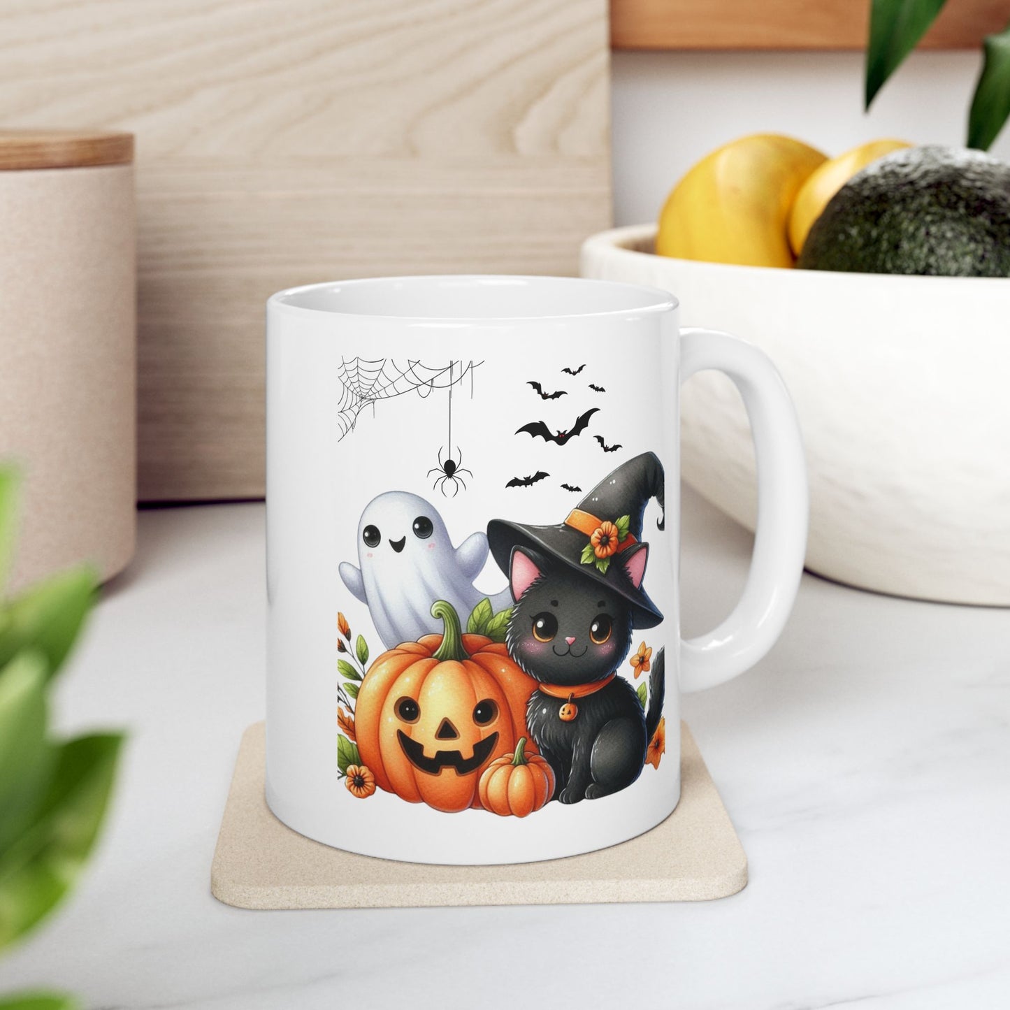 Mugs Halloween, Cool Halloween Cat Mugs, Cat Lover Mugs, Black Cat Mugs, 2024 Spooky Seas, Autumn Gift, Mugs Gift