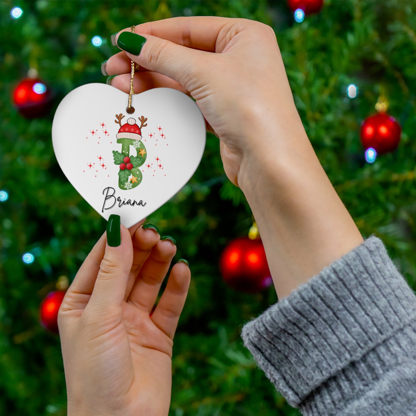 Family Christmas Name Ornament