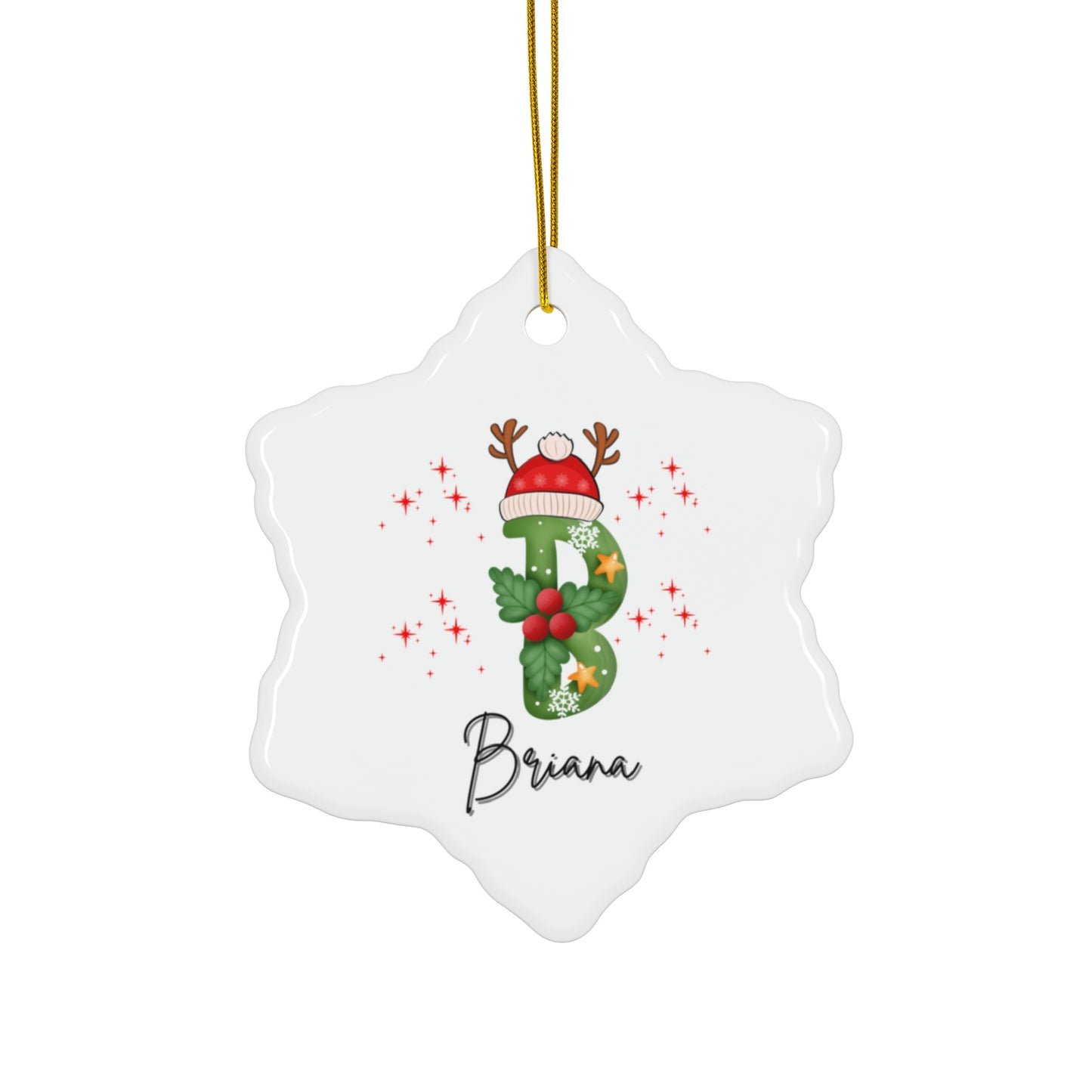 Family Christmas Name Ornament