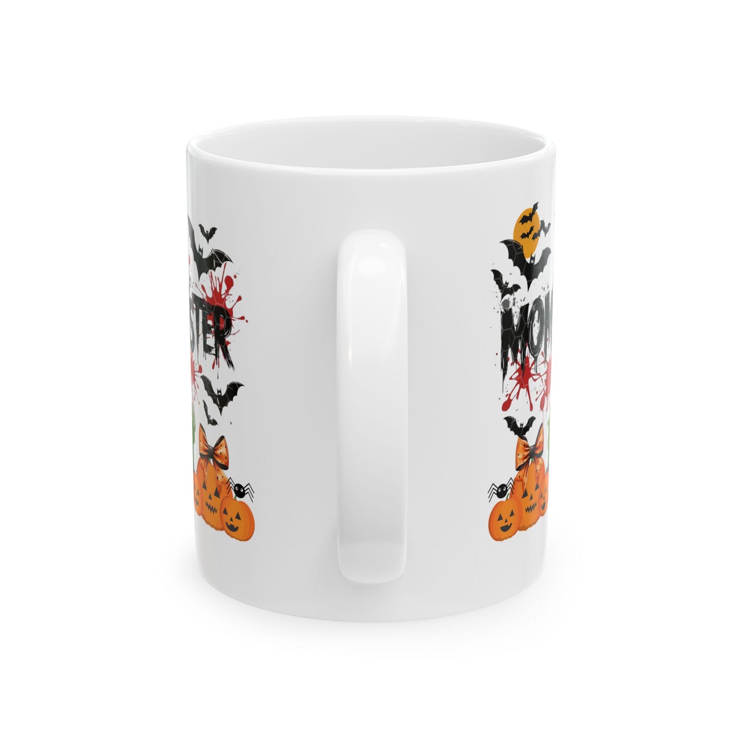 Momster Mugs, Funny Halloween Crewneck Mugs for Women