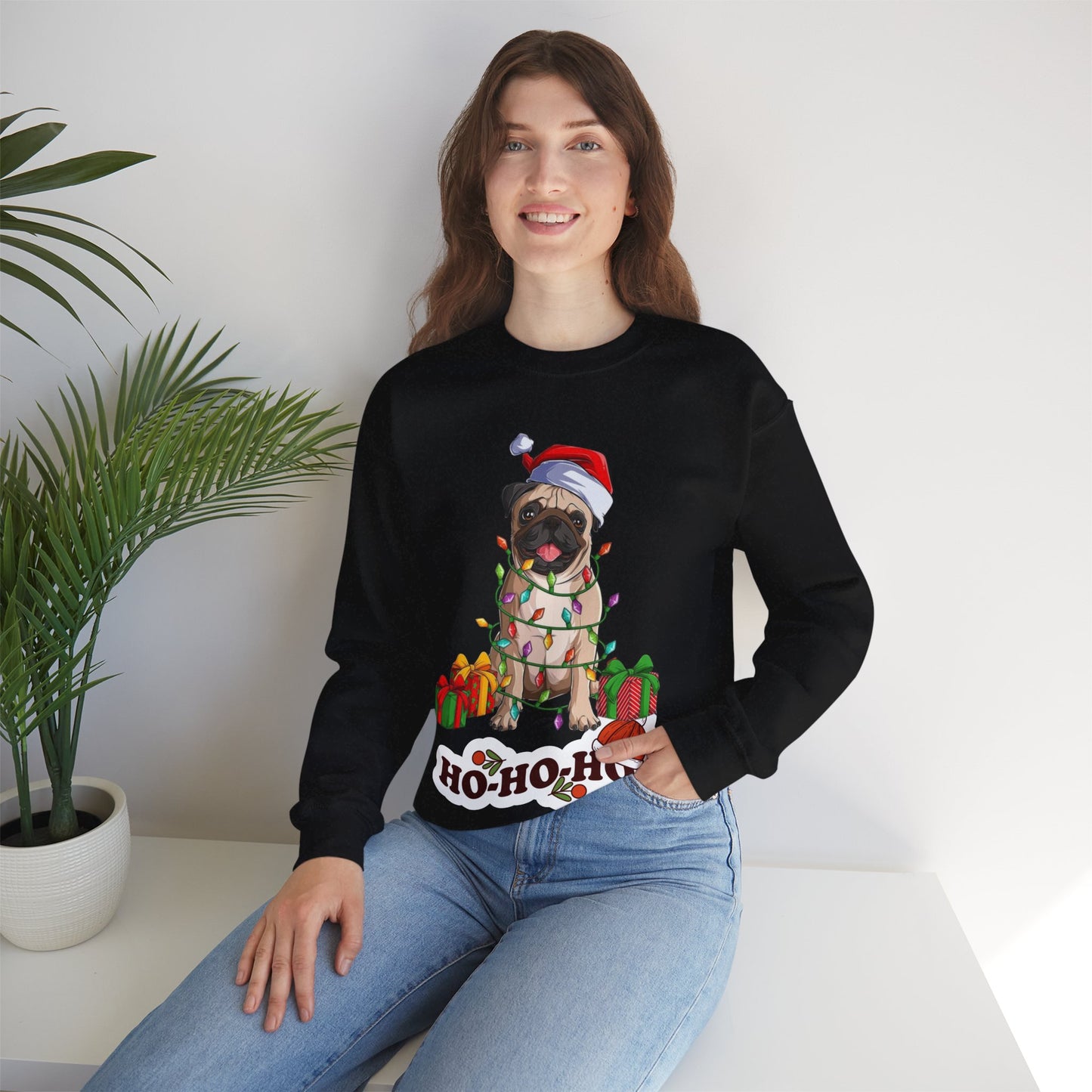 Cute Christmas Dog Sweatshirt