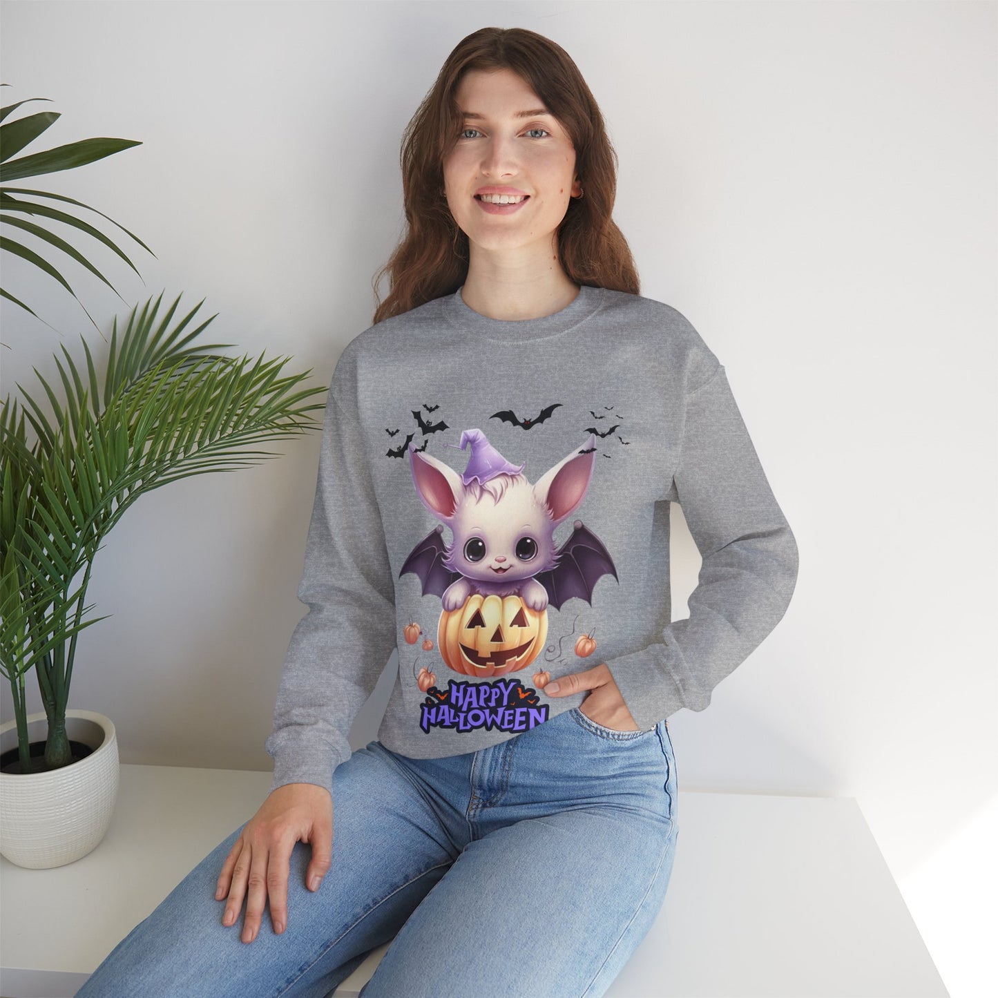 Happy Halloween Sweatshirt, Animal Ghost Shirt, Halloween Party Sweatshirt, Funny Halloween Sweatshirt, Spooky Season Gift, Animals Lovers