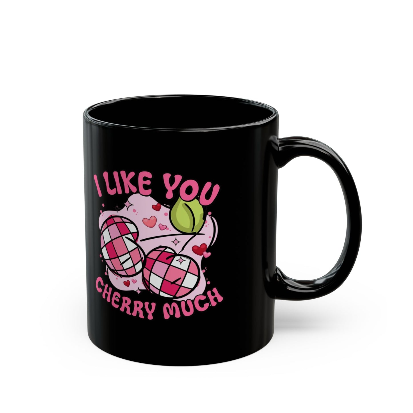 I Like You Cherry Much Mugs, Valentines Day Cherry Gift