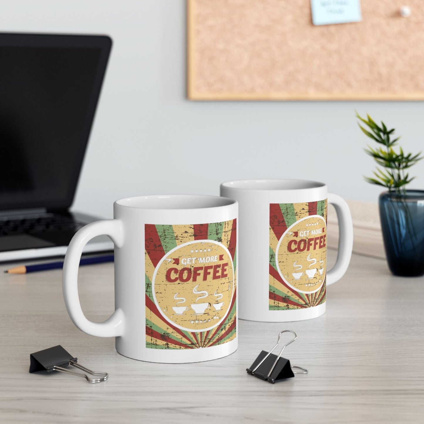 Retro Coffee Lovers Ceramic Mug - 11oz & 15oz