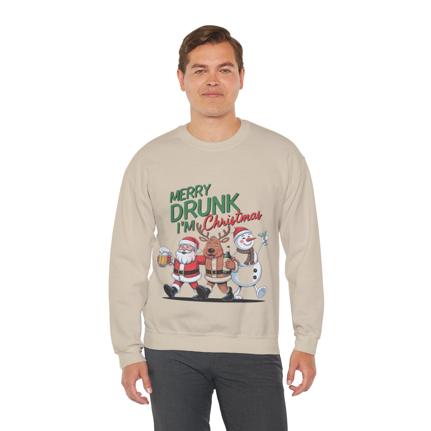 Merry Drunk I'm Christmas Sweatshirt