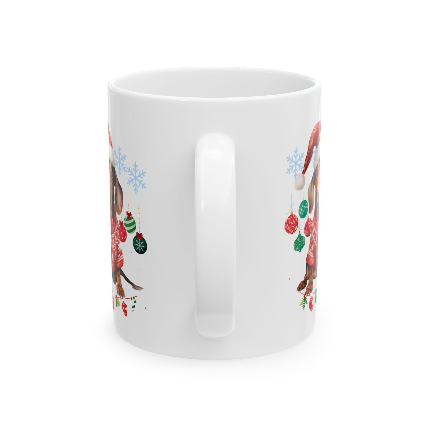 Funny Christmas Dogs Mugs