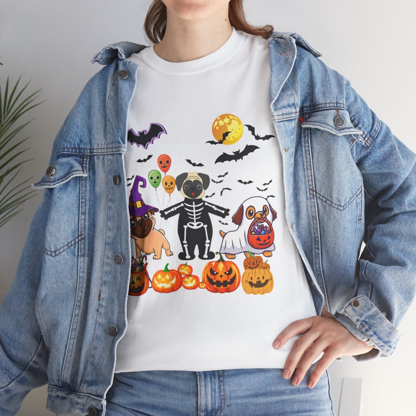 Spooky Season Ghost Dogs Halloween Pumpkin Tshirt, Halloween Dog T-Shirt, Ghost Dog Tee, Pumpkin Shirt, Cute Dogs Tees, Animal Lovers Gift