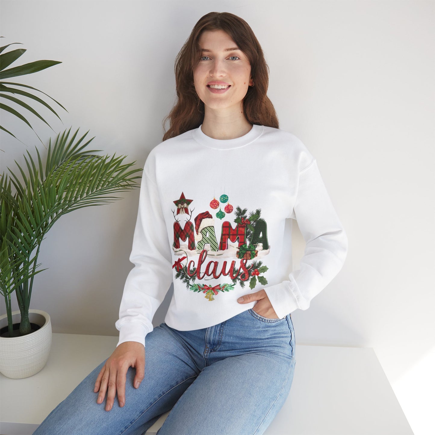 Mama Claus Sweatshirt, Gift For Mom