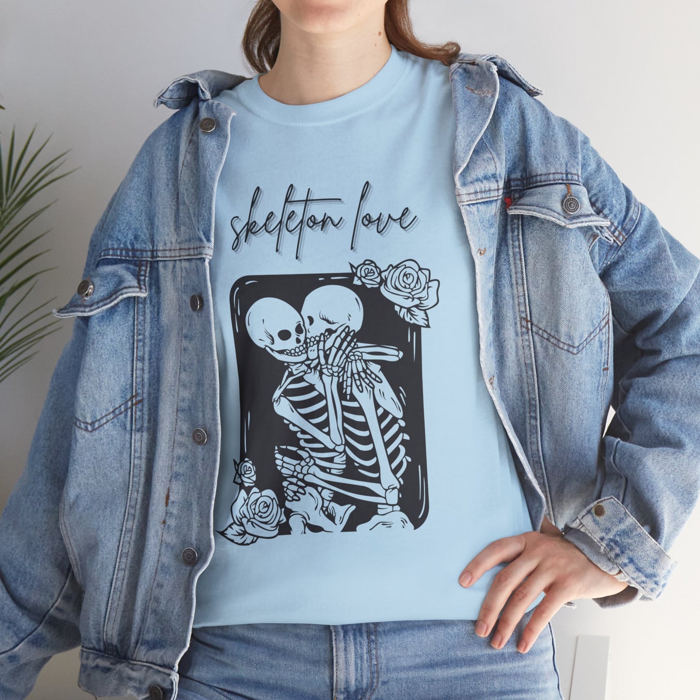 Skeleton Love Tshirt, Halloween Party Skeleton Shirt, Halloween Fall Gift, Funny Skeleton Tee, , Skeleton Funny Tshirt, Family Love Funny Tee