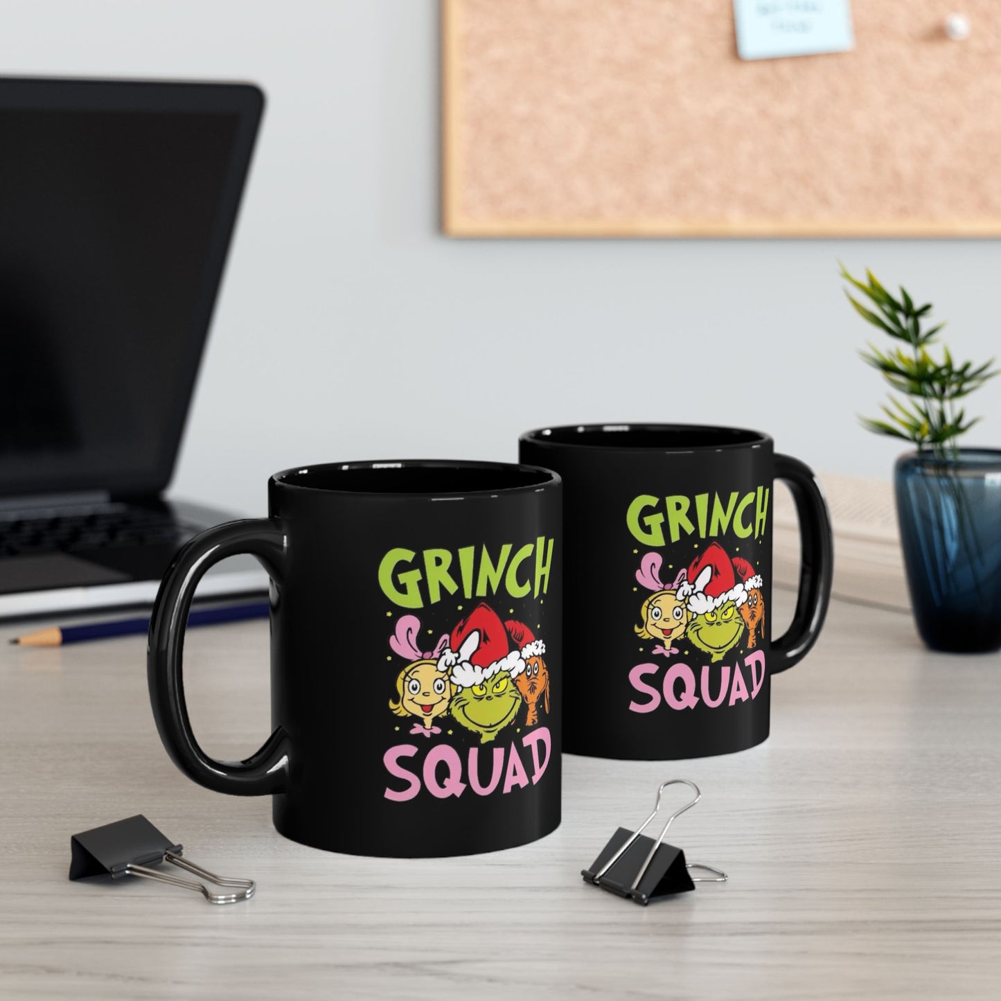 Christmas Grinch Squad Mugs