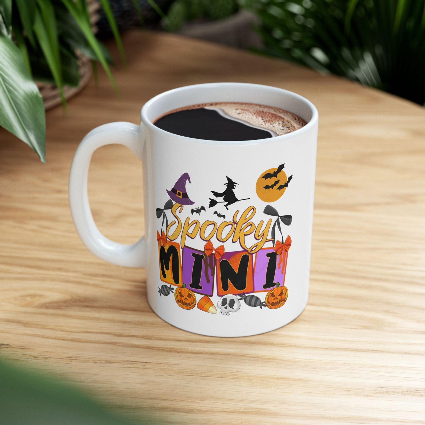 Spooky Mini Mugs, Spooky Mama Mugs, Mom Halloween Mugs, Matching Mugs, Mama and Mini Mugs, Fall Mugs, Mini halloween Gift, Mugs Gift