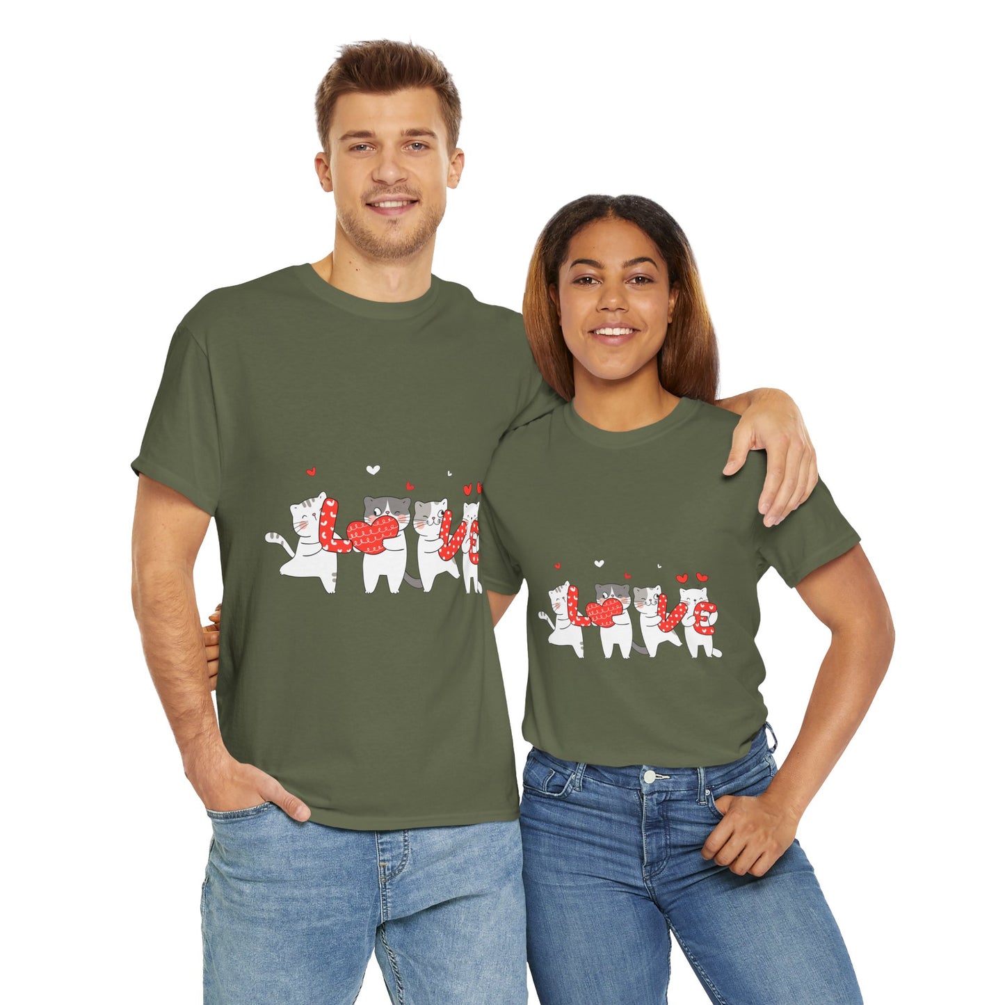 Cats Lover Valentine Shirt, Valentine's Day Gift