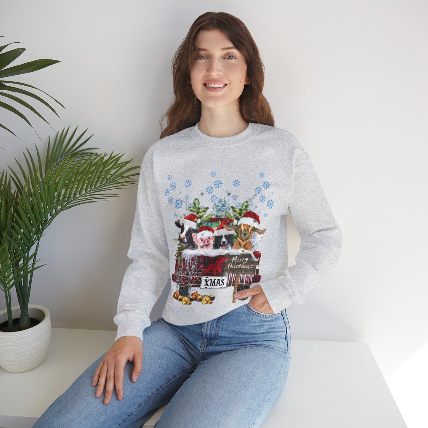 Funny Christmas Animals Sweatshirt