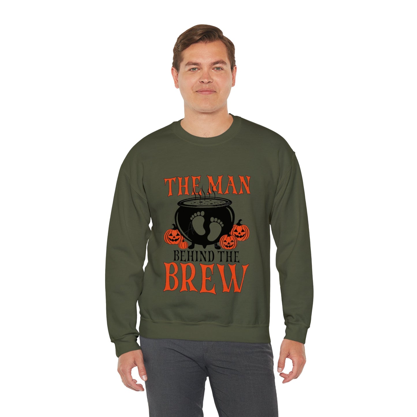 The Man Behind the Brew, Pregnancy Sweatshirt Gift, The Man Behind The Bump, Funny Sweatshirt, Mens Dad Shirt Baby, Gifts for Dad Pregnant