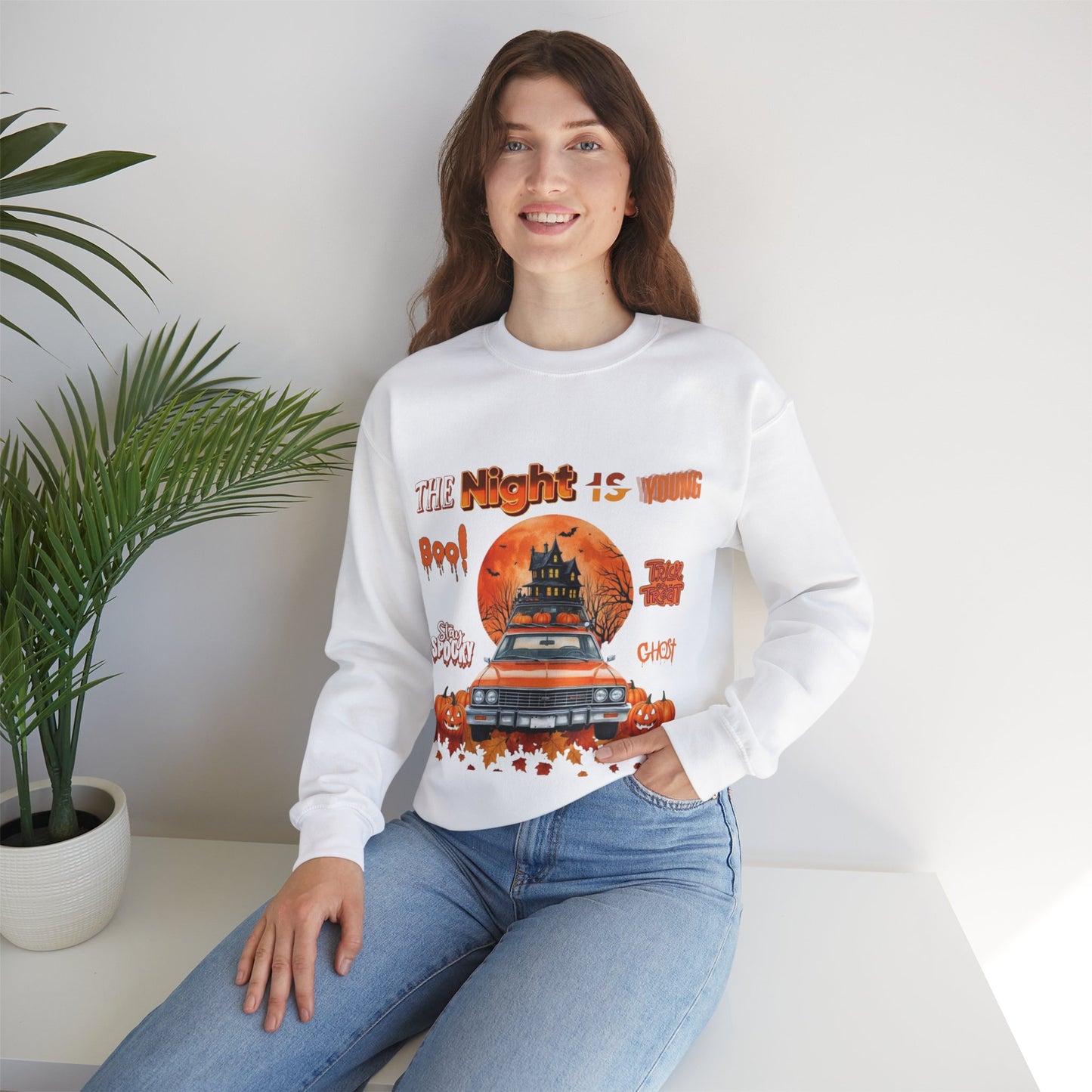 Halloweentown Sweatshirt, Retro Halloween Gift, Fall Sweatshirt, Pumpkin Shirt, Halloween Crewneck, Spooky Season, Vintage Halloween Hoodie