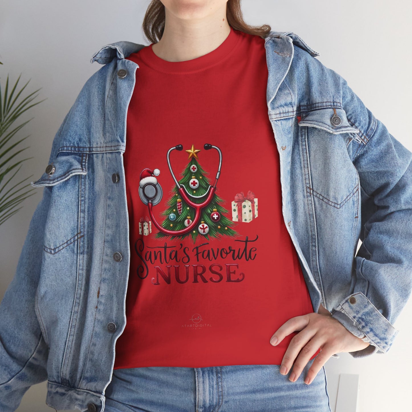 Santa's Favorite Nurse Shirt