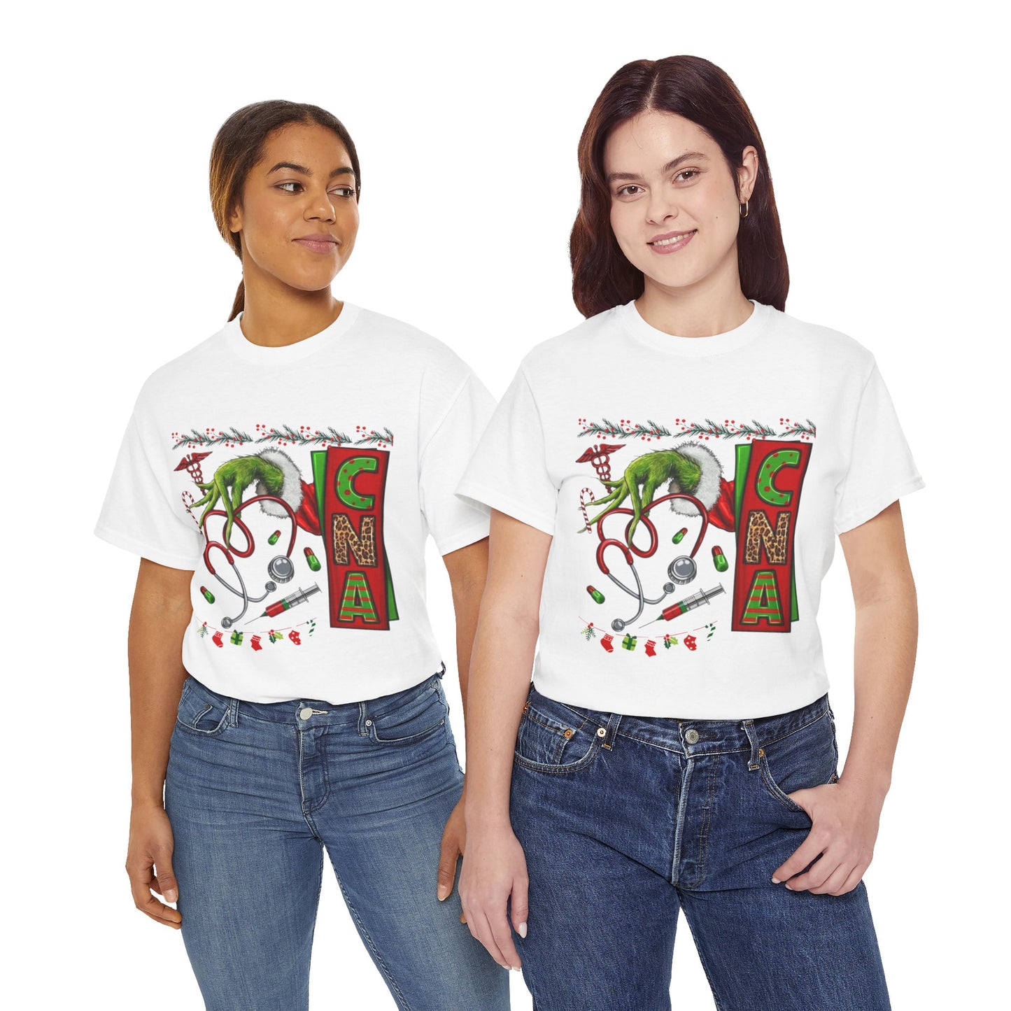 Nurse Sthetoscope Christmas T-shirt