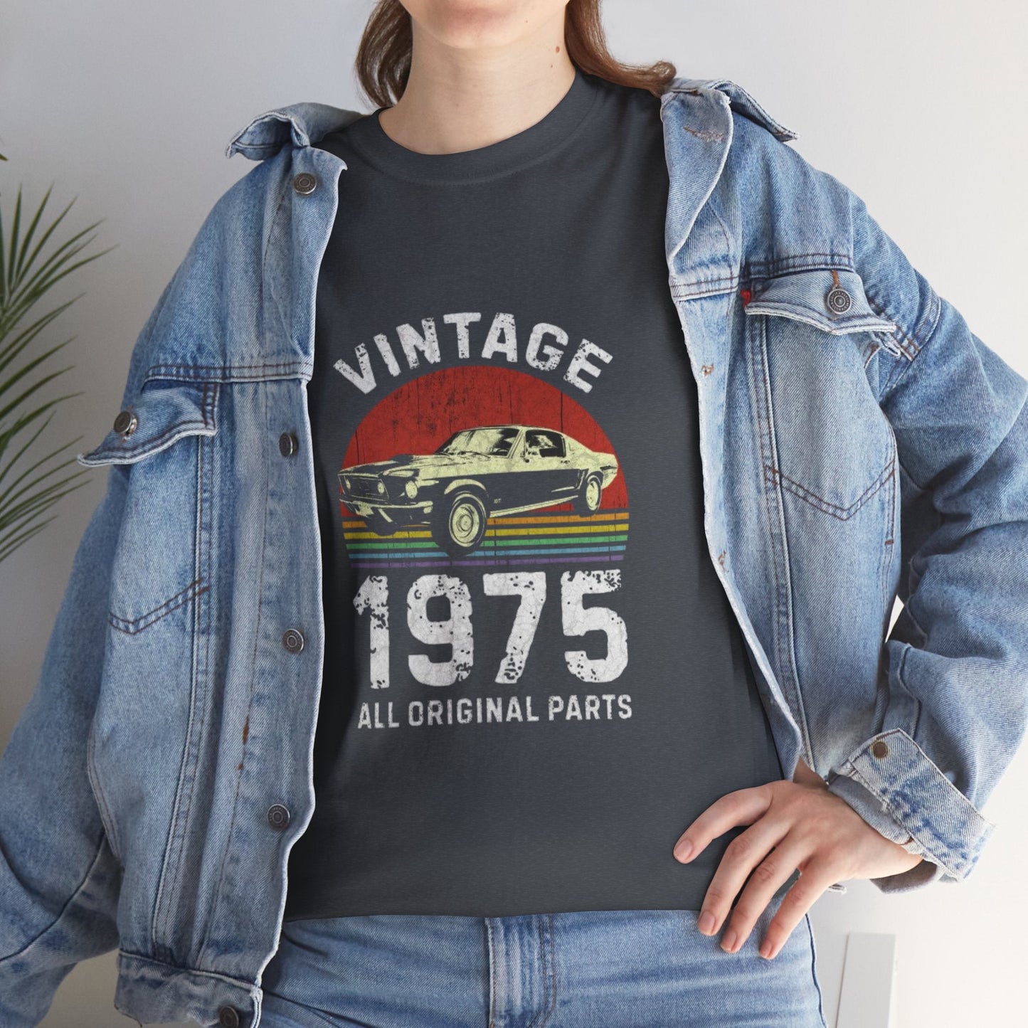 Vintage 1975 Graphic Unisex Heavy Cotton Tee