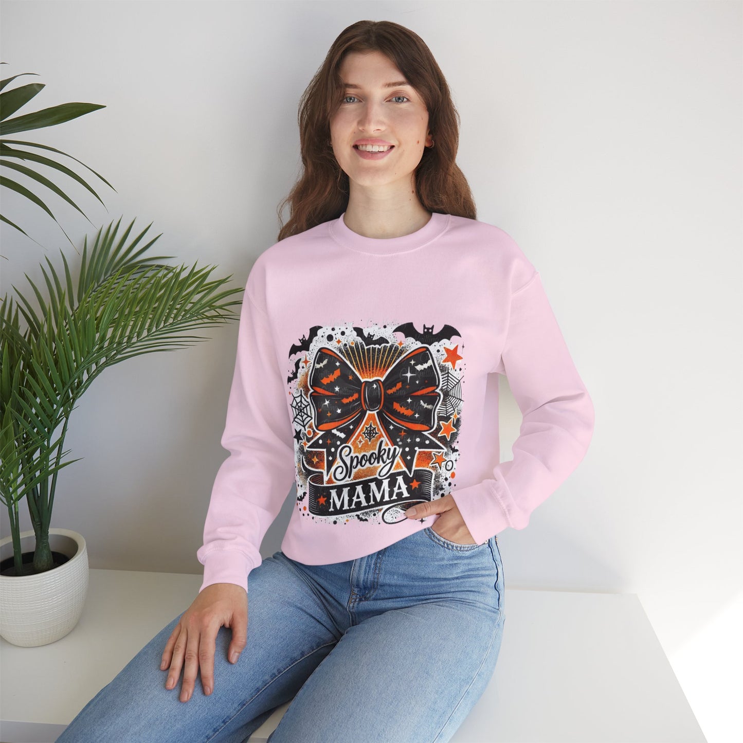 Spooky Mama Sweatshirt, Coquette Halloween Sweatshirt, Spooky Season, Retro Halloween Sweatshirt, Spooky Vibes, Mama Halloween Sweetshirt