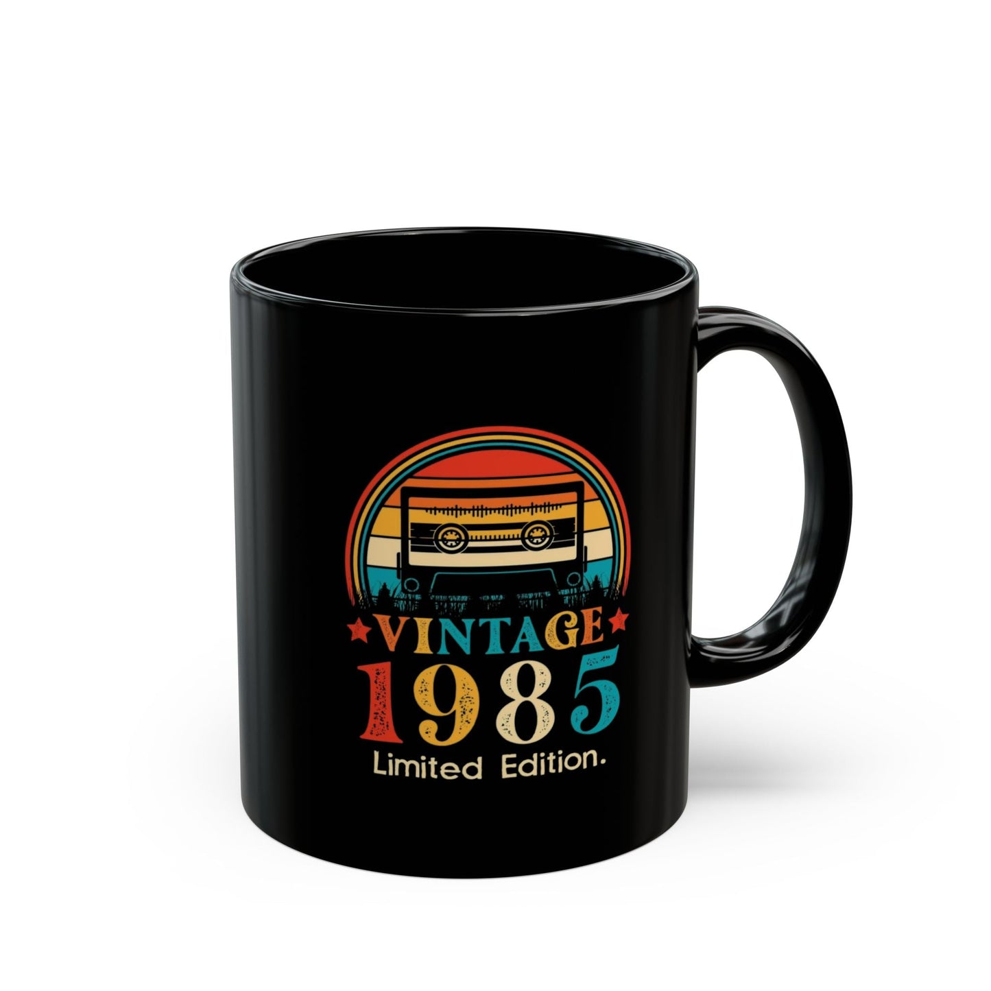 Vintage 1985 Limited Edition Coffee Mug - Retro Style 11oz & 15oz