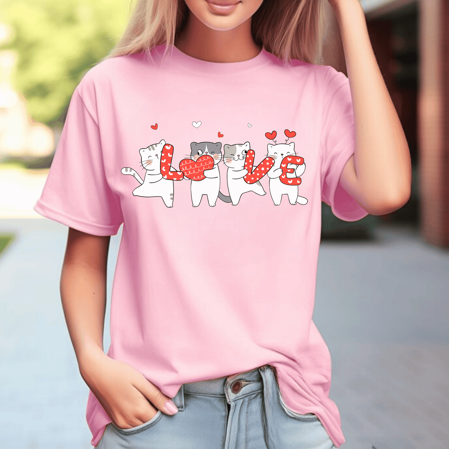 Cats Lover Valentine Shirt, Valentine's Day Gift