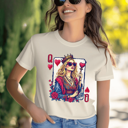 Queen of Hearts Unisex Heavy Cotton Tee 