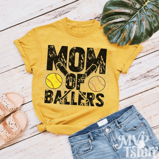 Mom of Ballers Unisex Heavy Cotton Tee