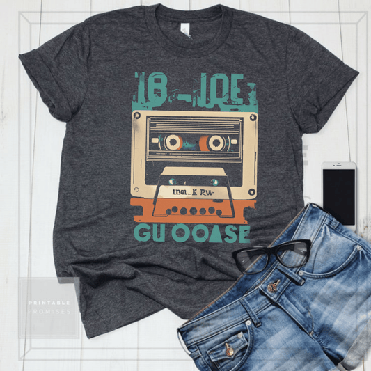 Retro Cassette URetro Cassette Unisex Heavy Cotton Teenisex Heavy Cotton Tee