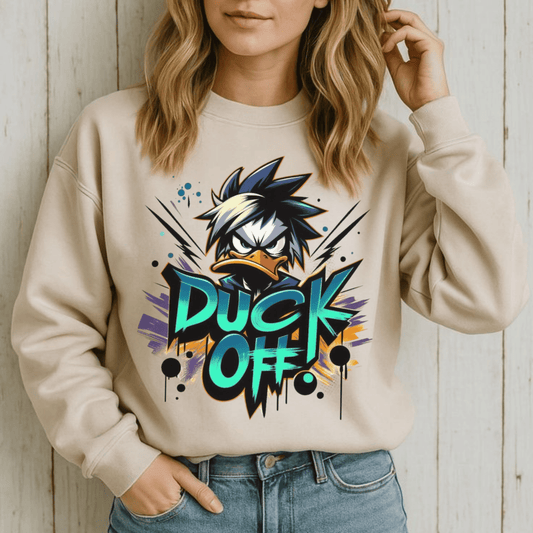 Duck Off Unisex Heavy Blend™ Crewneck Sweatshirt
