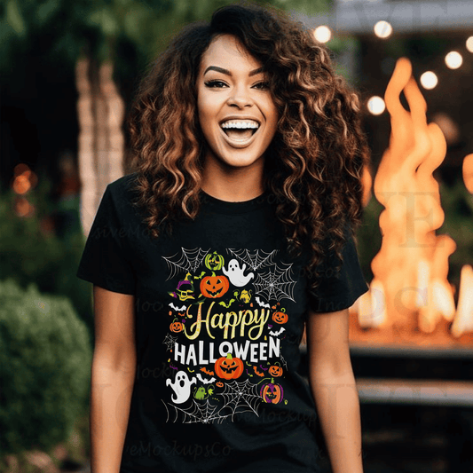 Happy Halloween Unisex Heavy Cotton Tee