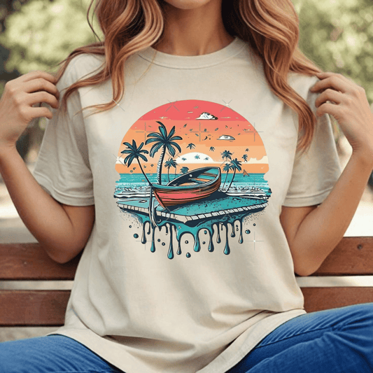 Tropical Sunset Tee