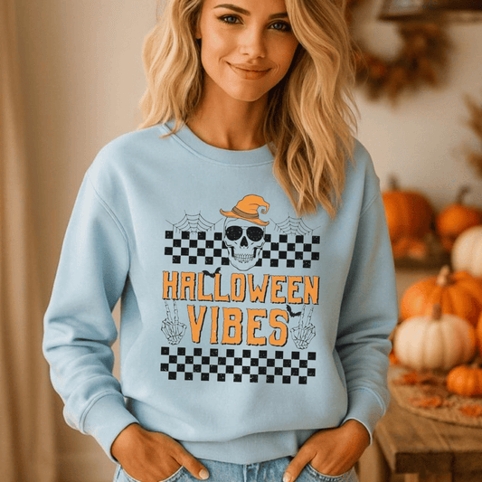 Halloween Vibes Crewneck Sweatshirt