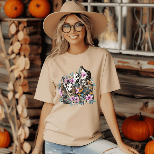 Floral Skull Tee