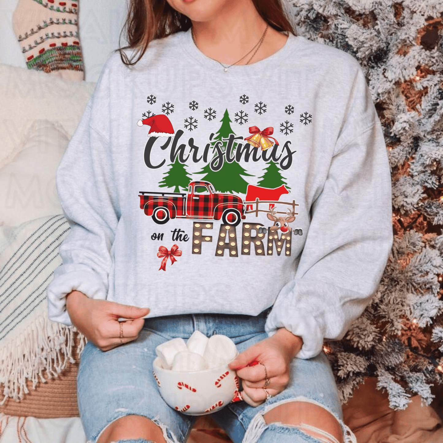 Christmas on the Farm Sweatshirt