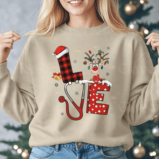 Nurse Love Christmas Sweatshirt