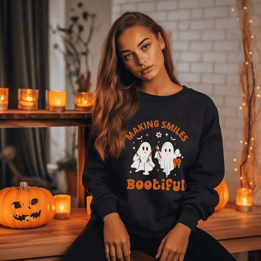 Ghostly Smiles Crewneck Sweatshirt
