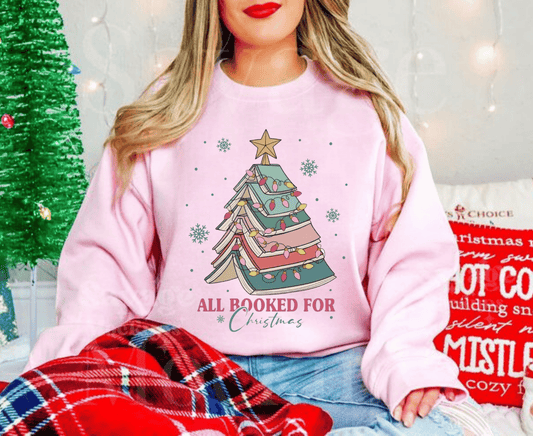 All Booked For Christmas Sweatshirt