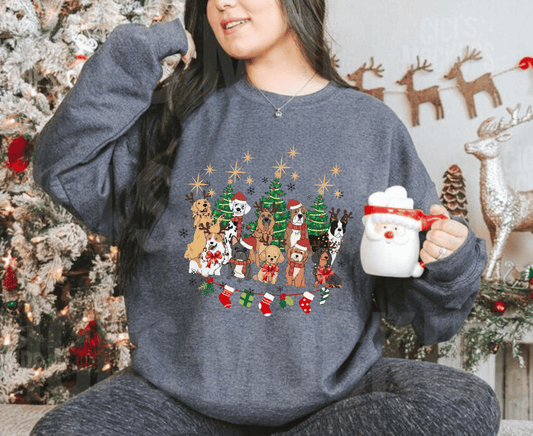 Christmas Dogs Sweatshirt