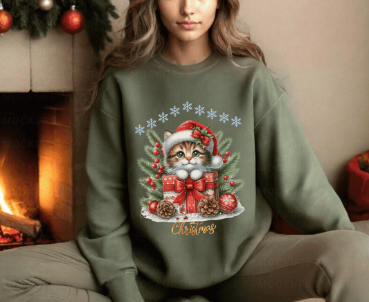 Merry Cats Christmas Sweatshirt