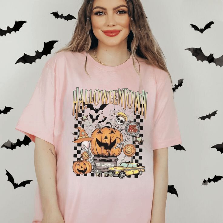 Retro Halloweentown Shirt, Halloweentown Shirt, Halloweentown Pumpkin T-shirt, Fall Shirt, Ghost Shirt, Halloween Crewneck, Spooky Season