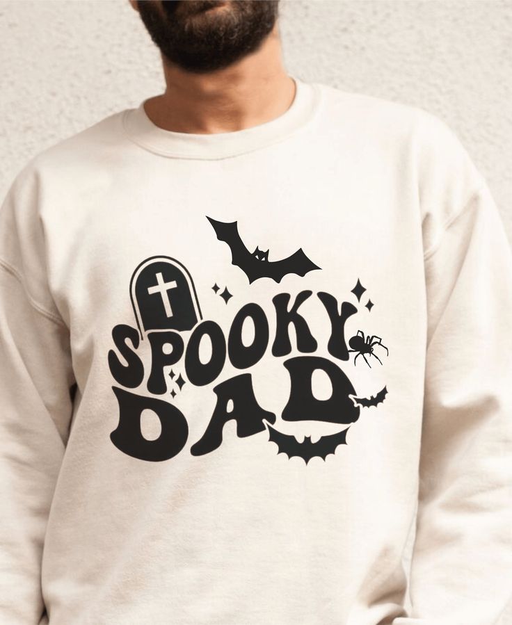 Spooky Dad Sweatshirt, Halloween Dad Sweatshirt, Spooky Shirt, Halloween Crewneck, Spooky Season Shirt, Spooky Vibes, Spooky Family Shirts